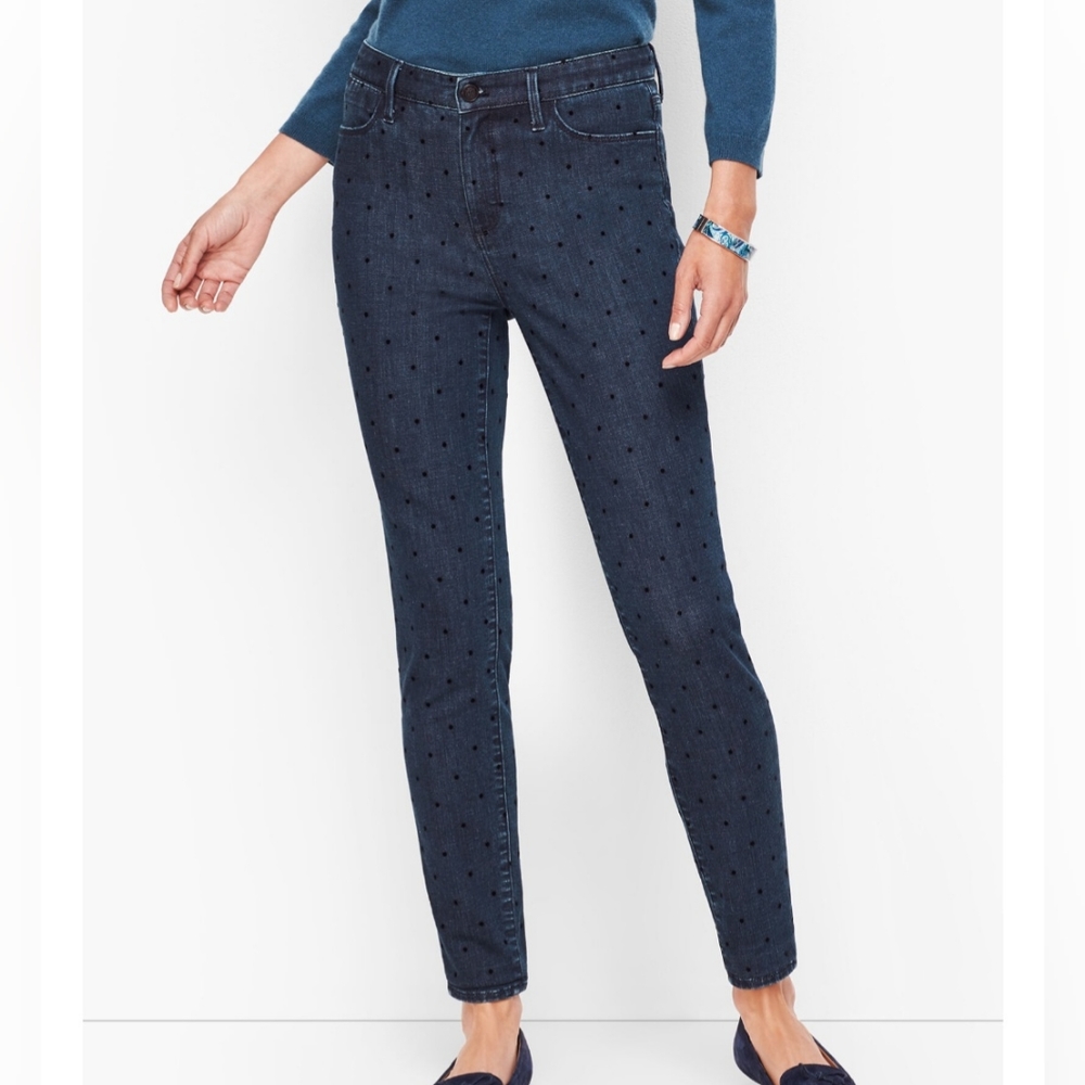 Talbots polka dot jeggings